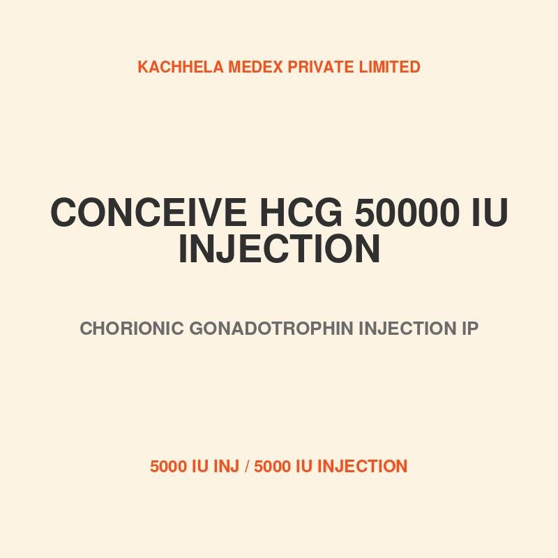 CONCEIVE HCG 50000 IU INJECTION
