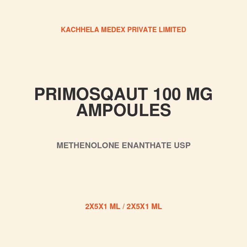 PRIMOSQAUT 100 MG AMPOULES